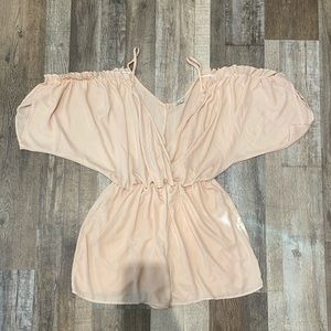 Charlotte Russe Off the Shoulder Romper